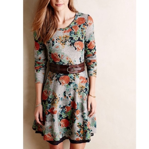 Anthropologie Dresses & Skirts - Anthropologie Saturday Sunday Terry Floral Dress